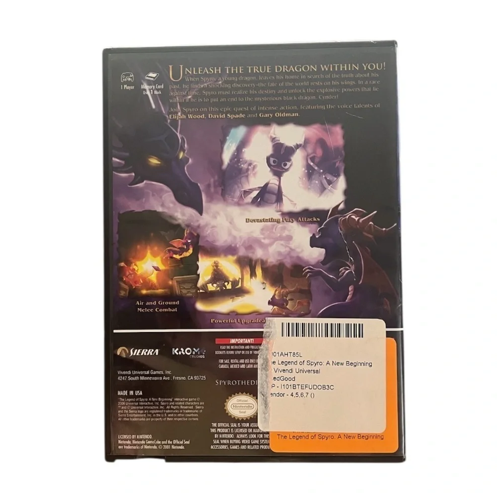 GAMECUBE SPYRO The Legend of Spyro A New Beginning